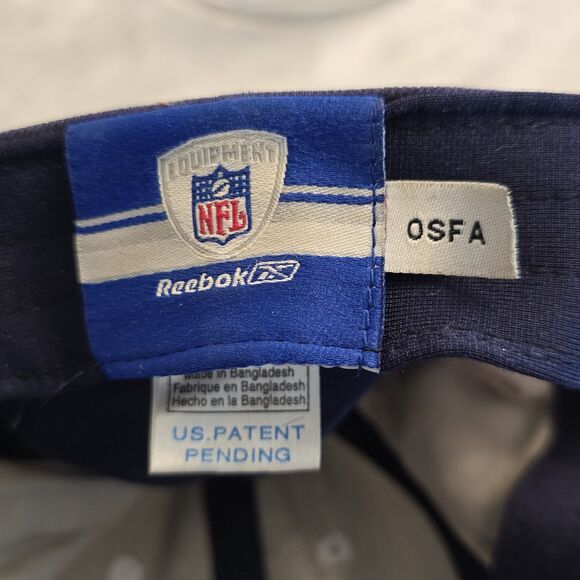 Dallas Cowboys Hat Cap Fitted Adult One Size Blue White Reebok Football Mens A0 - Picture 6 of 7